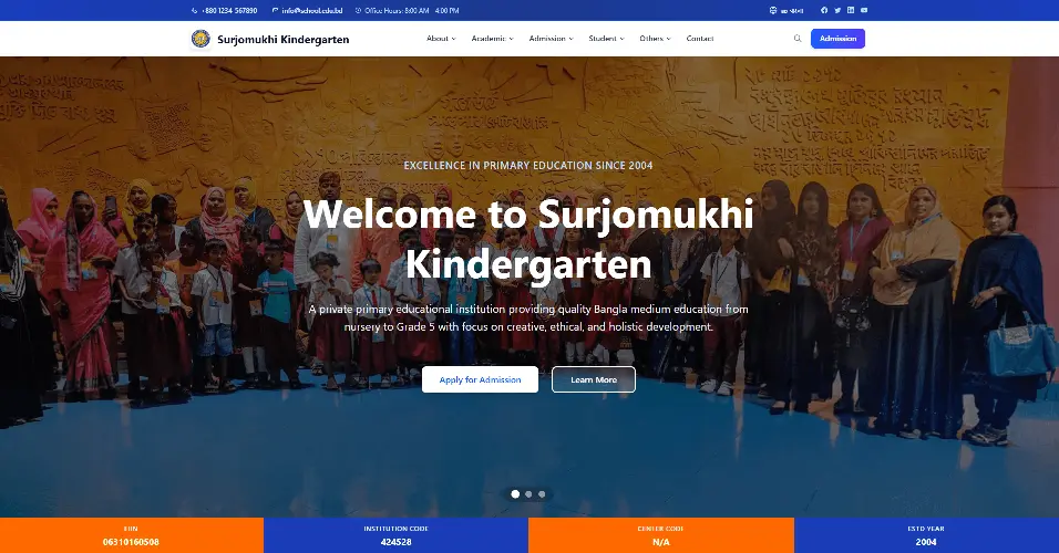 Surjamukhi Kindergarten project